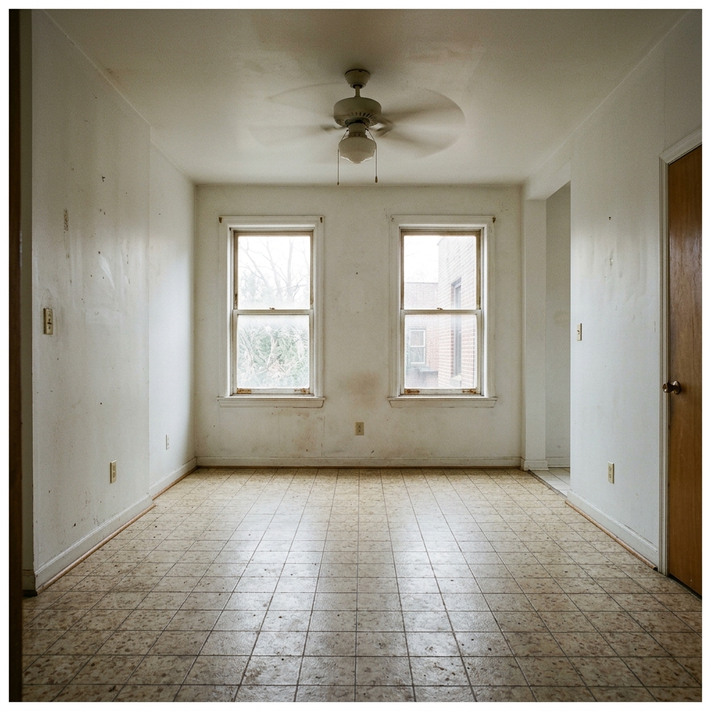 Living room before decoration